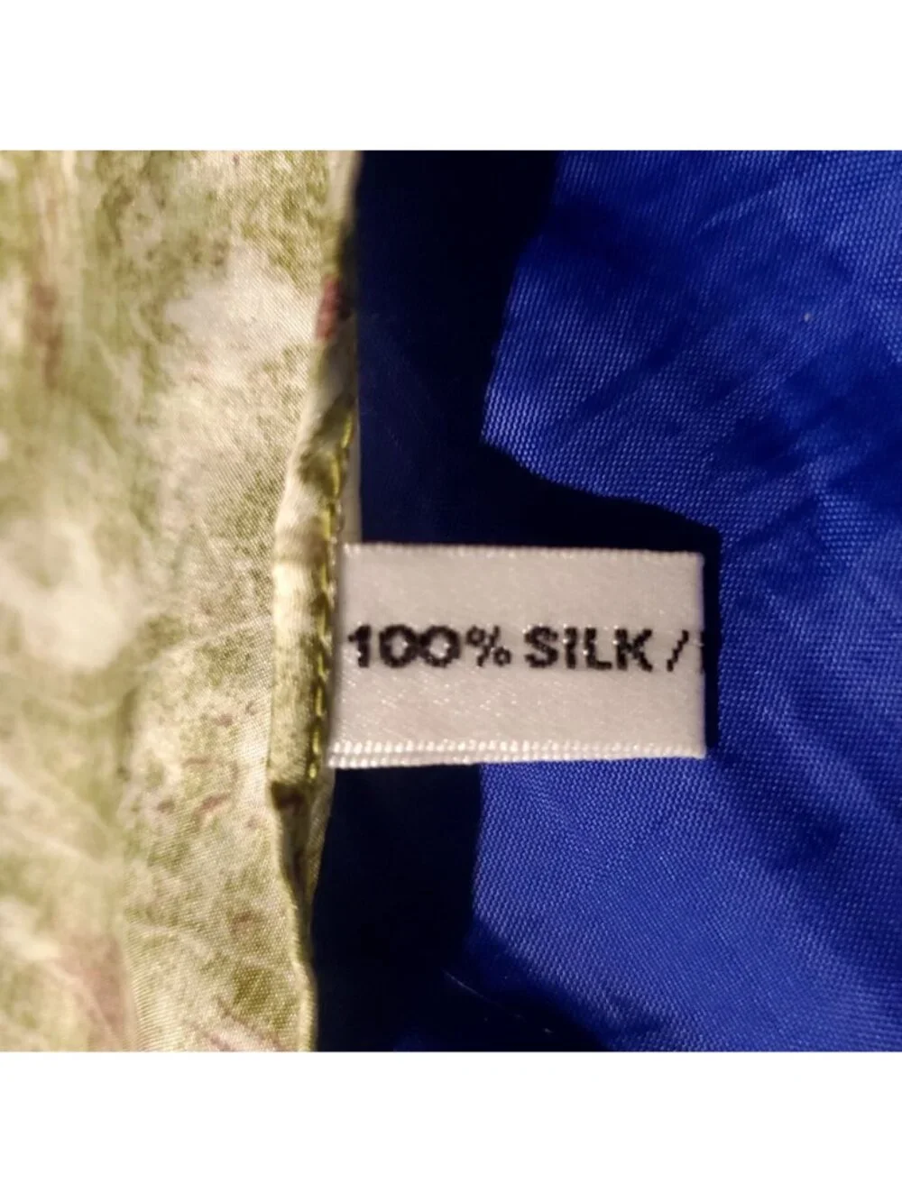 NOS Vtg Silk Scarf 52x7